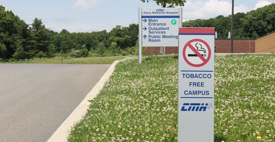 no smoking facility signage